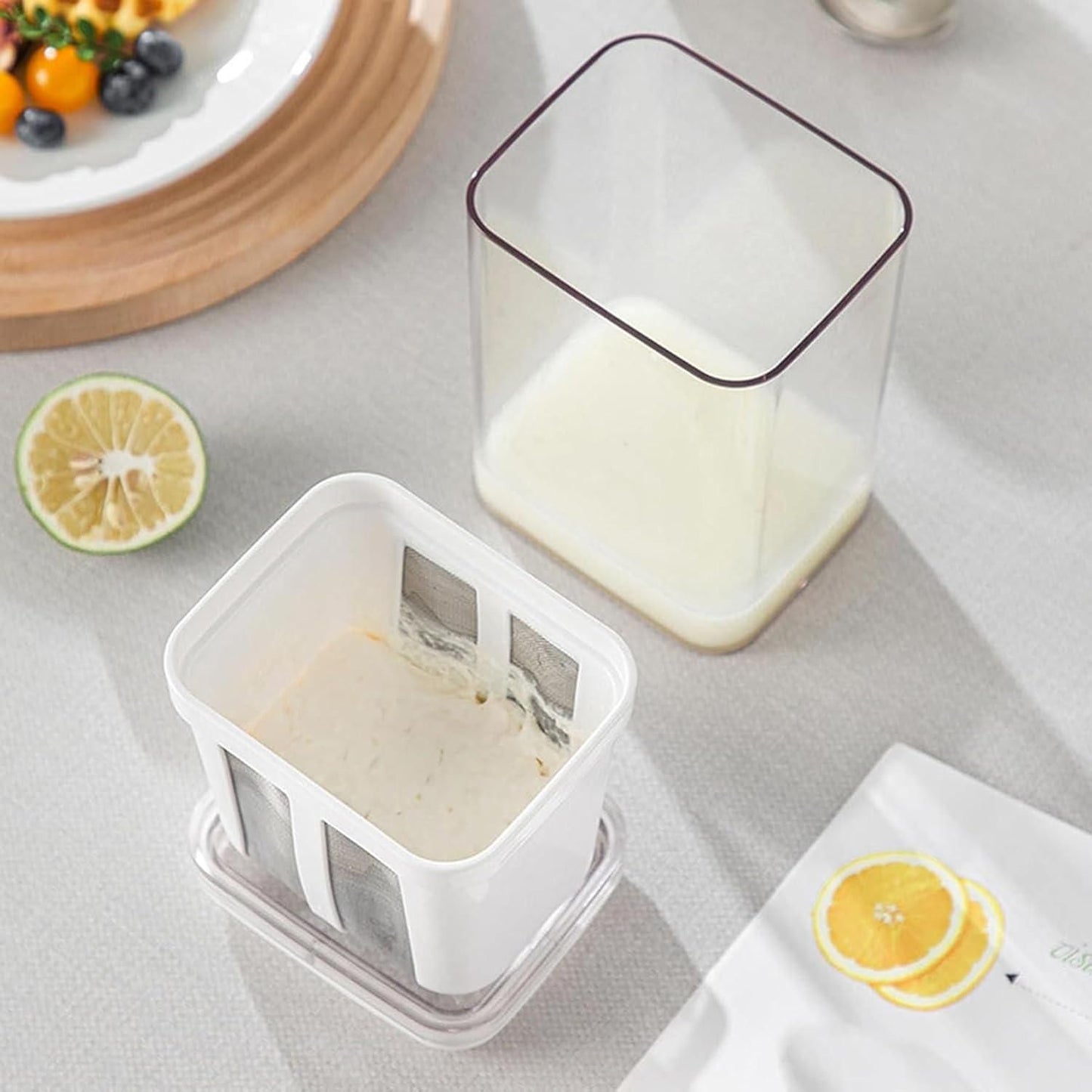 Greek Yogurt Maker Cum Hung Curd Strainer