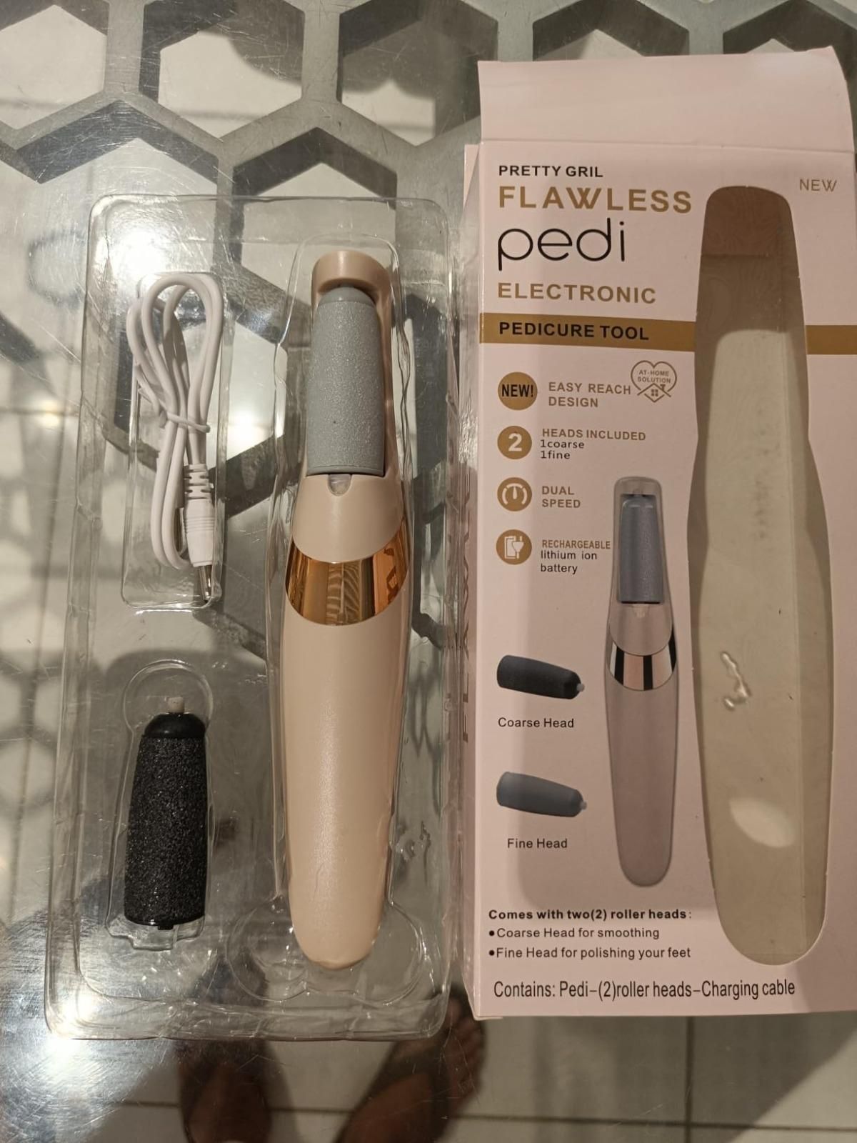Electronic Cordless Pedicure Callus Remover Tool