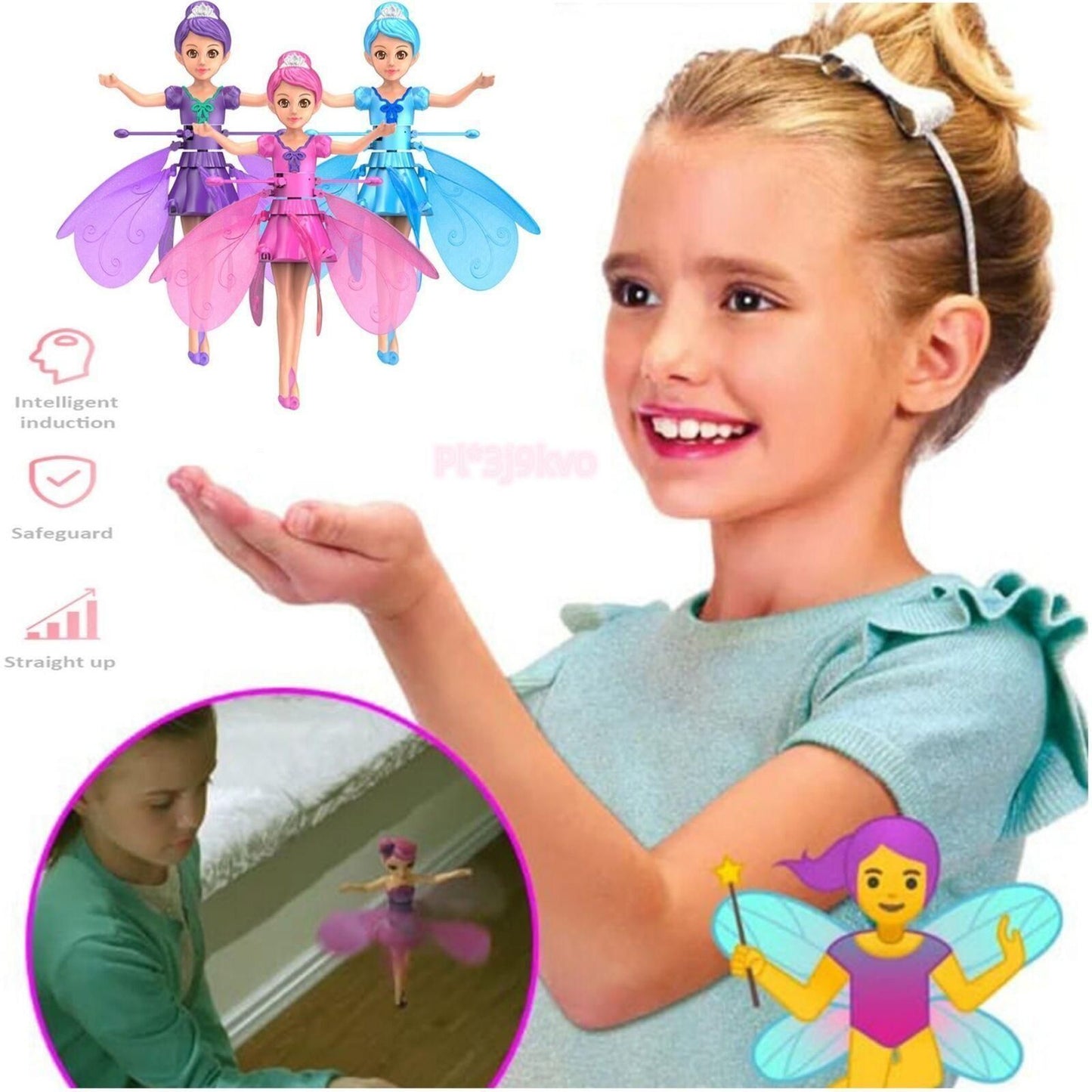 Crystal Magic Flying Fairy Princess Doll