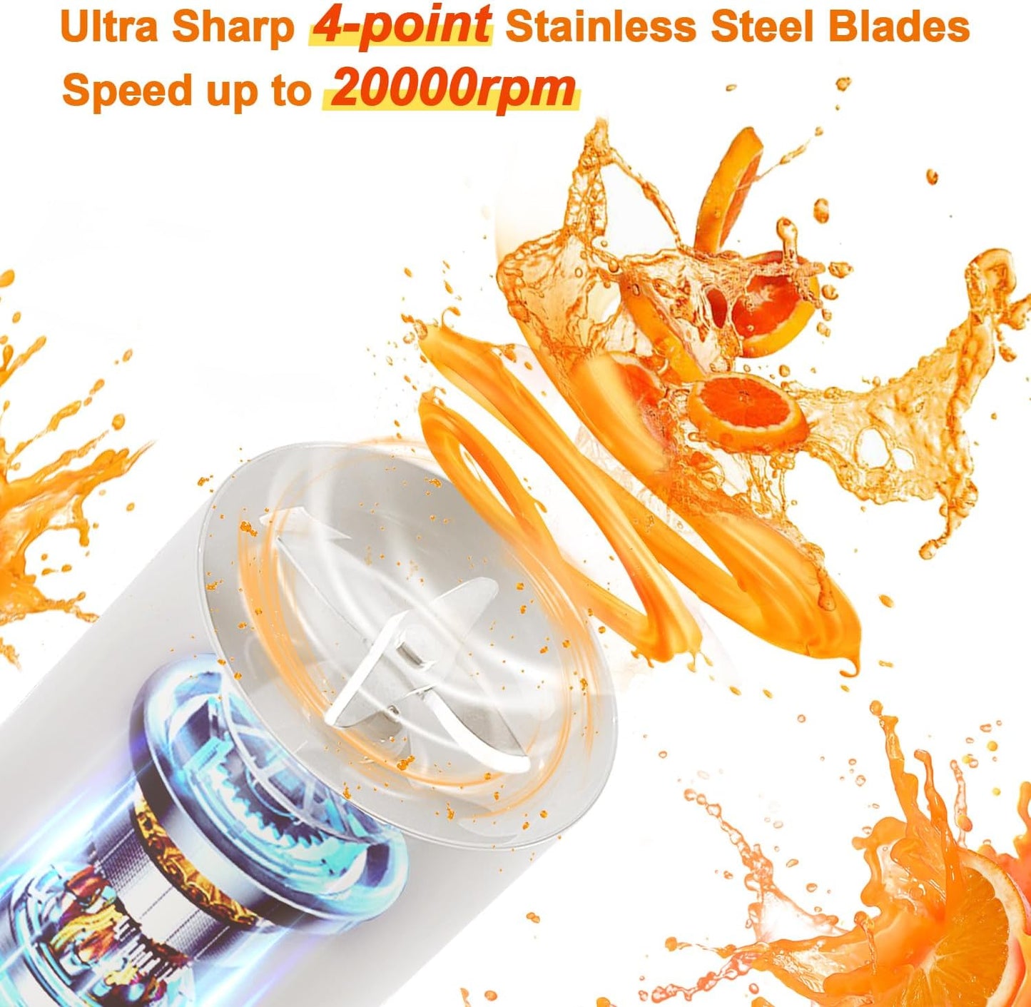 USB Rechargeable Portable Blender – Mini Juicer