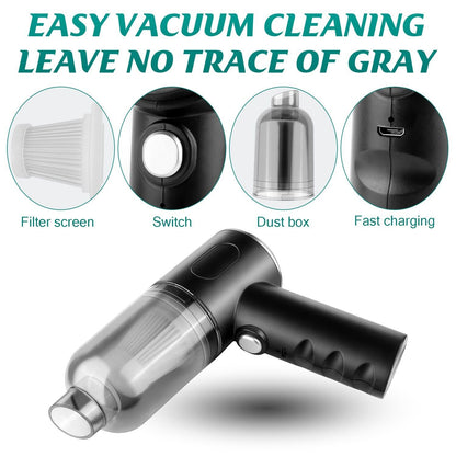 2-in-1 Cordless Air Duster & Vacuum Cleaner – High-Speed, Rechargeable & Eco-Friendly