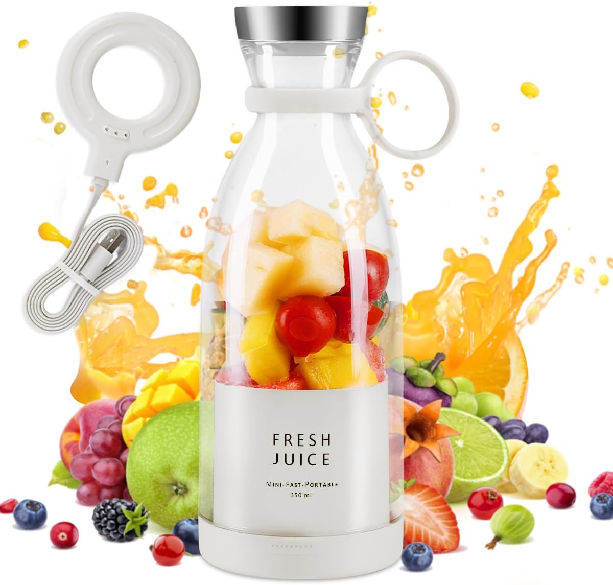USB Rechargeable Portable Blender – Mini Juicer