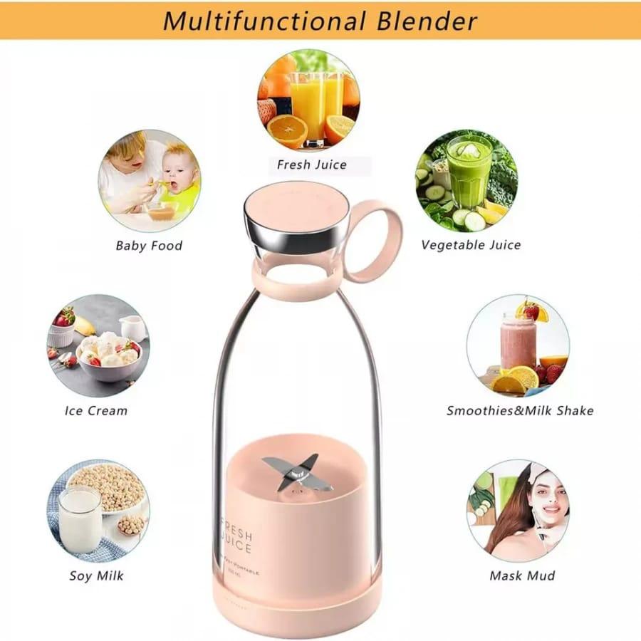 USB Rechargeable Portable Blender – Mini Juicer