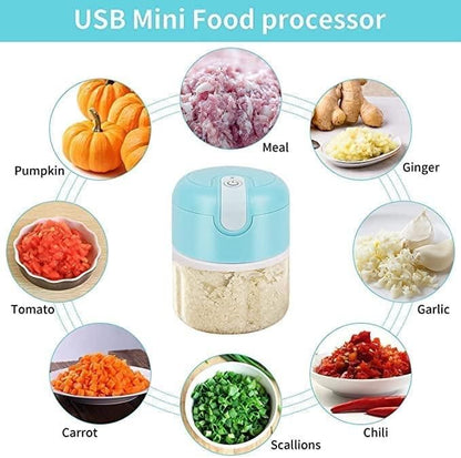 USB Mini Electric Chopper – Compact Food Processor for Kitchen