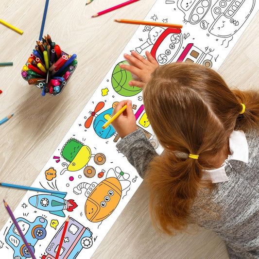 DIY Painting Drawing Paper Roll – Creative Fun for Kids
