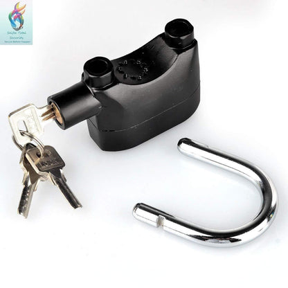 Motion Sensor Security Padlock with Built-in Siren Alarm