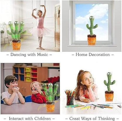 LED Musical Dancing Cactus Mimicking Toy