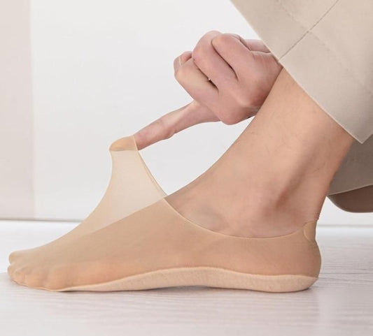 Non-slip Invisible No Show Socks (Pack Of 2)