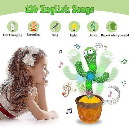 LED Musical Dancing Cactus Mimicking Toy