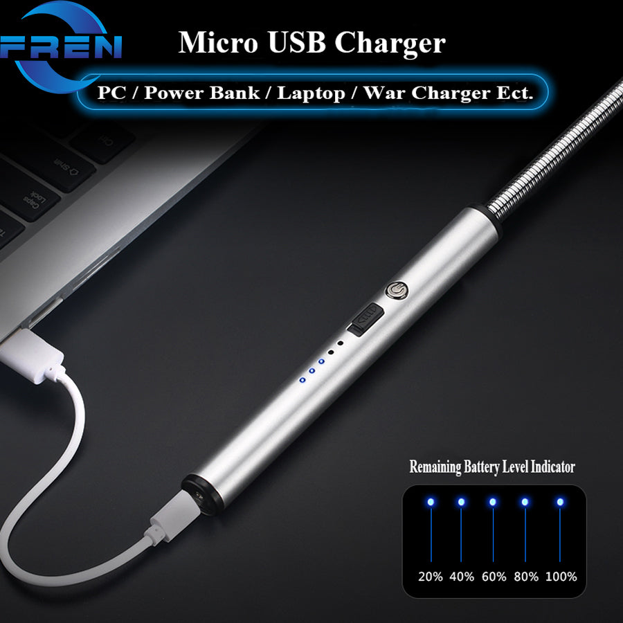 USB Rechargeable Electric Lighter – Windproof, Flameless & Eco-Friendly