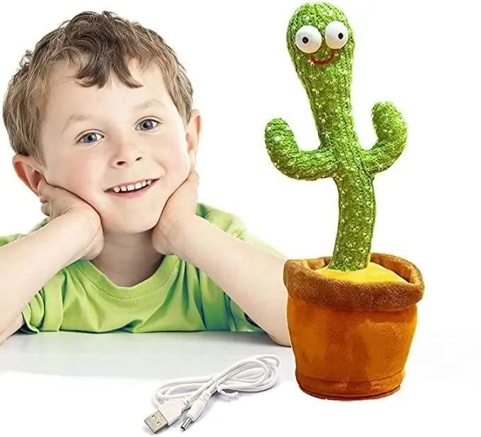 LED Musical Dancing Cactus Mimicking Toy