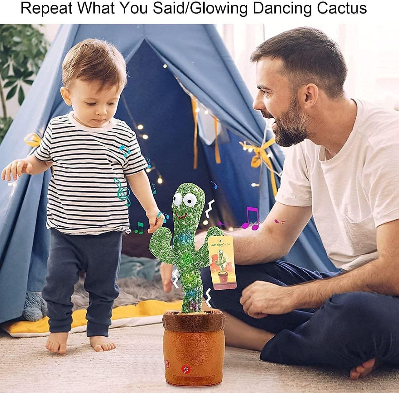 LED Musical Dancing Cactus Mimicking Toy