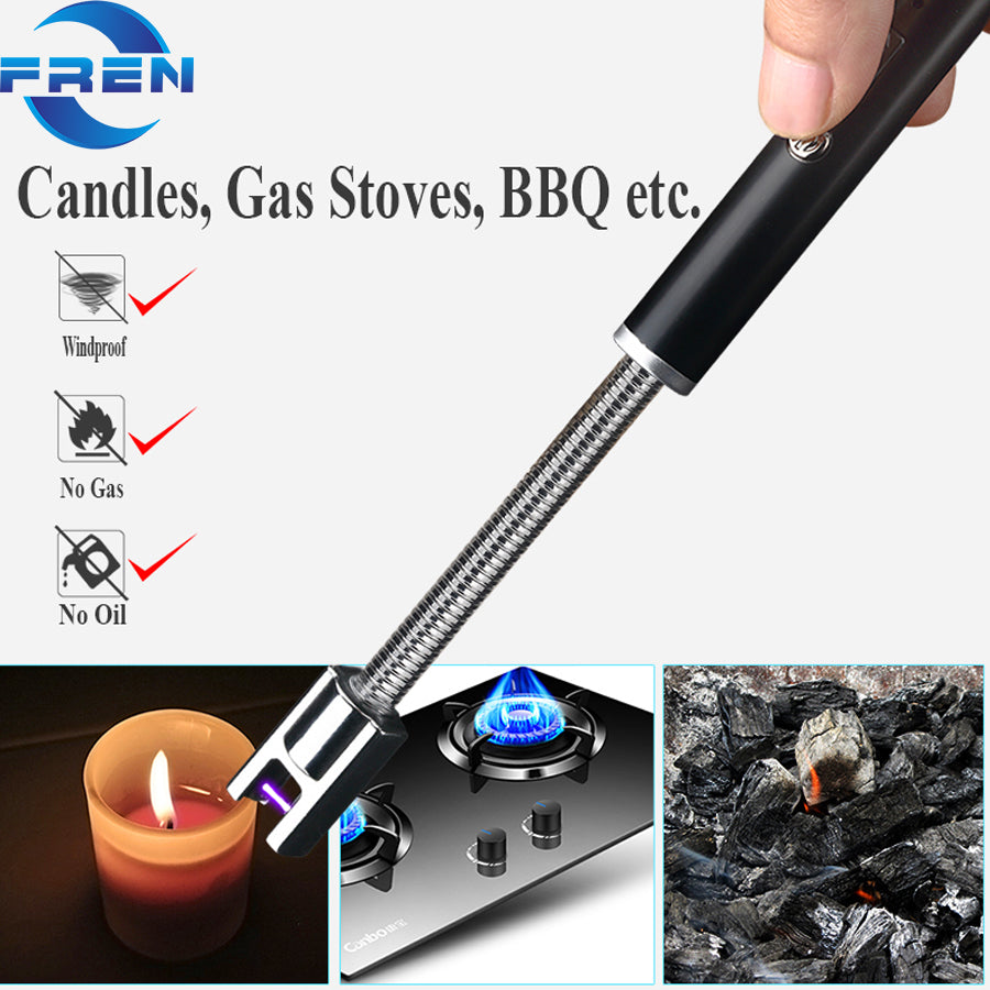 USB Rechargeable Electric Lighter – Windproof, Flameless & Eco-Friendly