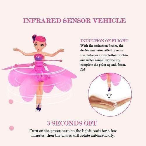 Crystal Magic Flying Fairy Princess Doll