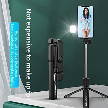 Bluetooth Selfie Stick Tripod – Extendable, 3-in-1 Design
