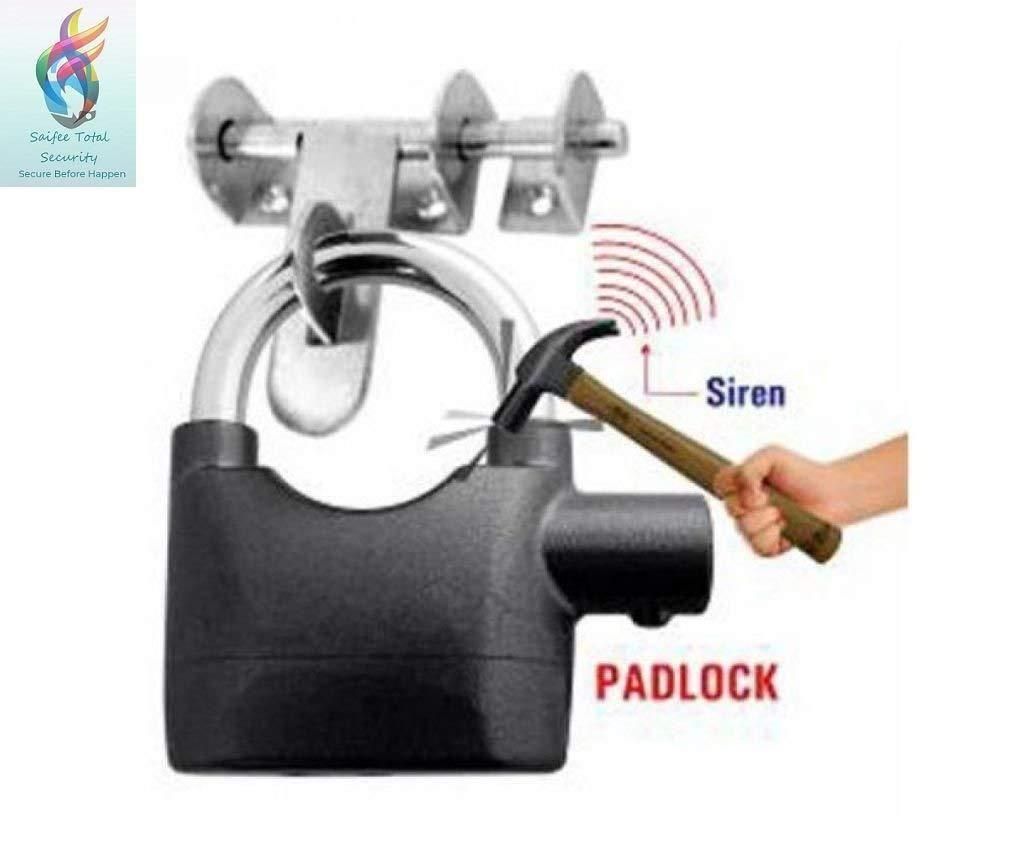 Motion Sensor Security Padlock with Built-in Siren Alarm