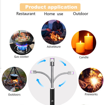 USB Rechargeable Electric Lighter – Windproof, Flameless & Eco-Friendly