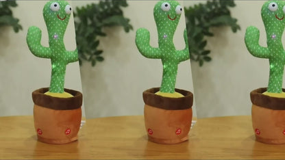 LED Musical Dancing Cactus Mimicking Toy