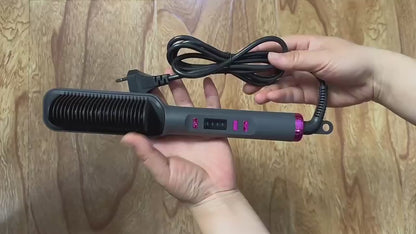 Professional Electric Hair Straightener Comb Brush
